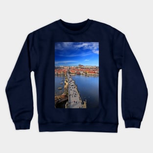 Charles' bridge - Mala Strana - Prague Castle Crewneck Sweatshirt